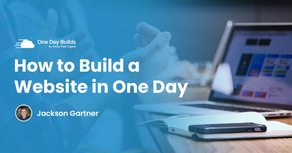 How to Build a Website in One Day